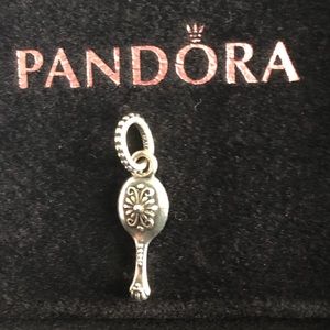 *Retired* Pandora vintage mirror dangle charm